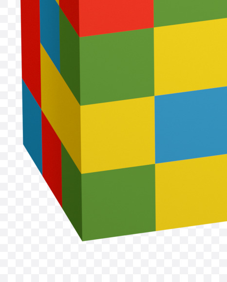 Letter R from Lego Random Color Font on Yellow Images Creative Fonts - S26659