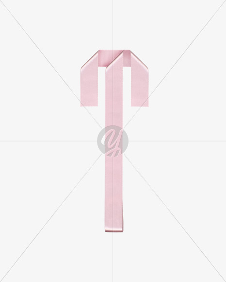 Letter T from Ribbon Rose Font on Yellow Images Creative Fonts - S26836