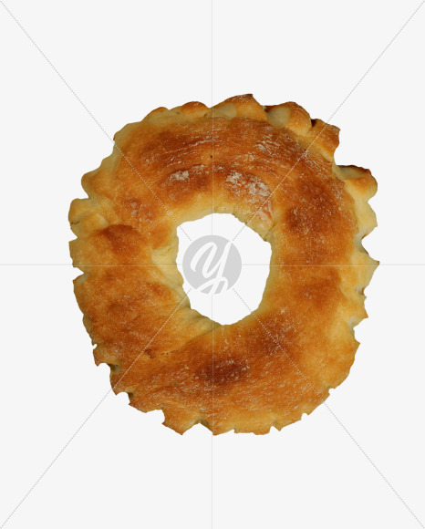 Letter O from Pastry Font on Yellow Images Creative Fonts - S26956