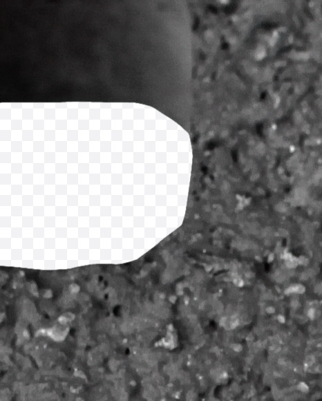 Letter P from Black Concrete Font on Yellow Images Creative Fonts - S27437