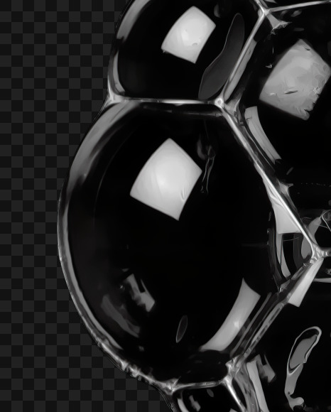 ? from Black Soap Bubbles Font on Yellow Images Creative Fonts - S27583