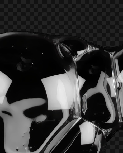 Letter R from Black Soap Bubbles Font on Yellow Images Creative Fonts - S27563