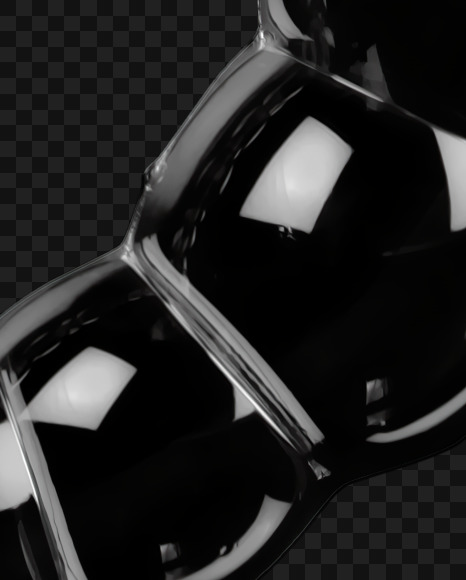 Letter O from Black Soap Bubbles Font on Yellow Images Creative Fonts - S27560