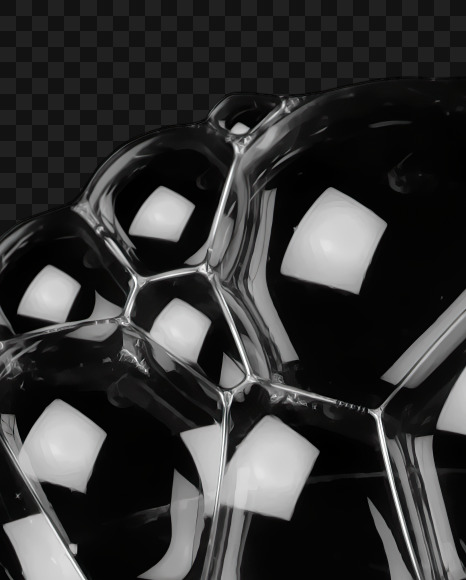 0 from Black Soap Bubbles Font on Yellow Images Creative Fonts - S27581