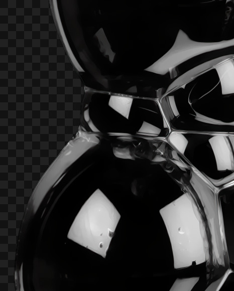 Letter N from Black Soap Bubbles Font on Yellow Images Creative Fonts - S27559