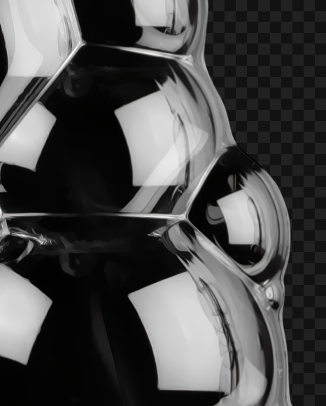 Letter W from Black Soap Bubbles Font on Yellow Images Creative Fonts - S27568