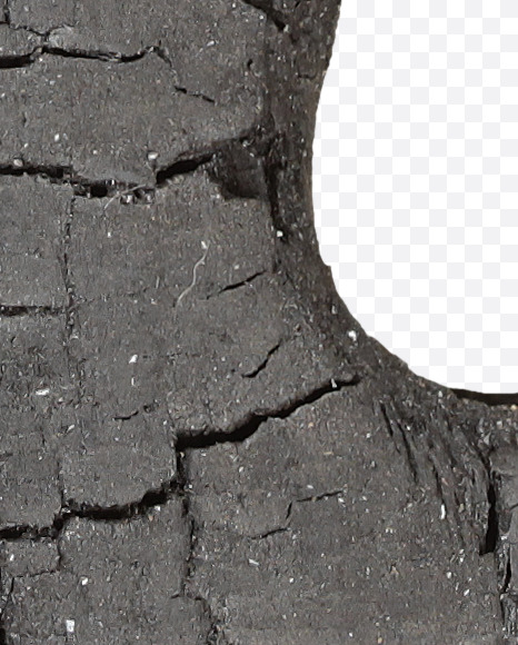 Letter B from Black Coal Font on Yellow Images Creative Fonts - S27732