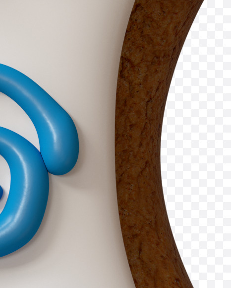 Letter G from Party Cookies Font on Yellow Images Creative Fonts - S27784