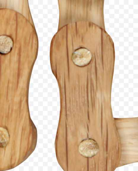 4 from Wood Ride Font on Yellow Images Creative Fonts - S27939