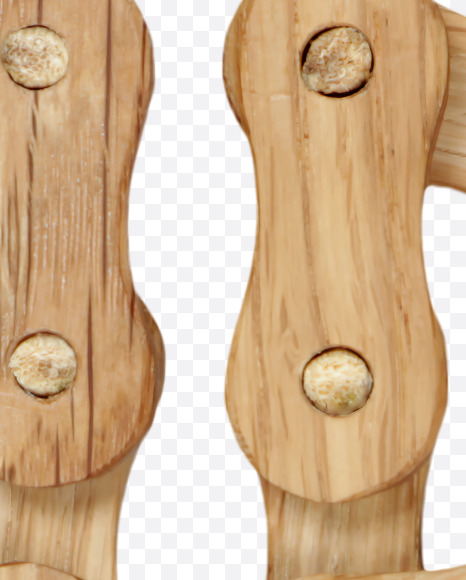 Letter P from Wood Ride Font on Yellow Images Creative Fonts - S27925