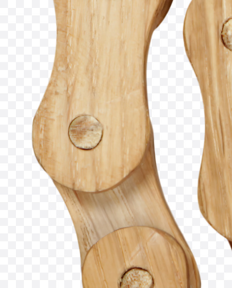 Letter O from Wood Ride Font on Yellow Images Creative Fonts - S27924