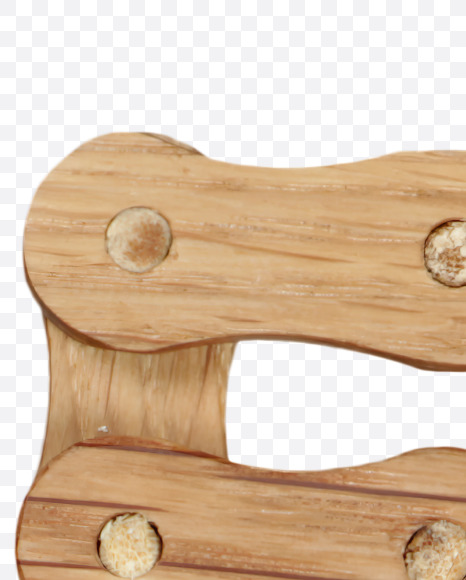 Letter U from Wood Ride Font on Yellow Images Creative Fonts - S27930