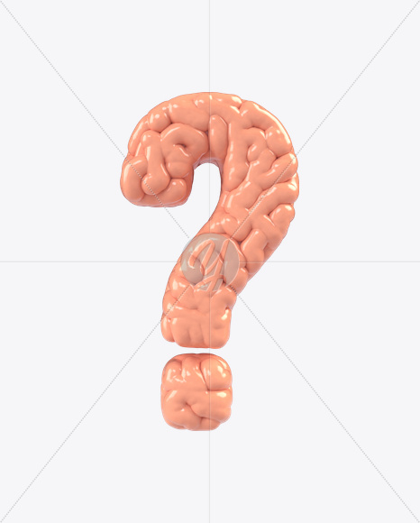 ? from Brain Font on Yellow Images Creative Fonts - S17176