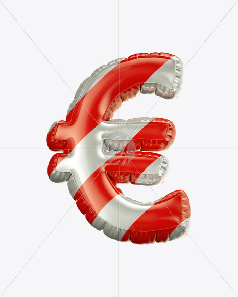 euro from Santa Font on Yellow Images Creative Fonts - S17838