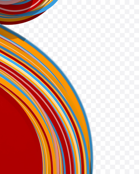 Letter S from Color Stripes Font on Yellow Images Creative Fonts - S18168