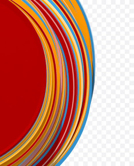 $ from Color Stripes Font on Yellow Images Creative Fonts - S18190