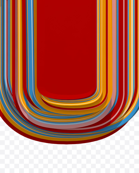 Letter Y from Color Stripes Font on Yellow Images Creative Fonts - S18174