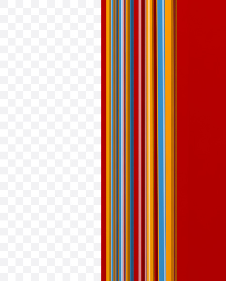 Letter I from Color Stripes Font on Yellow Images Creative Fonts - S18158