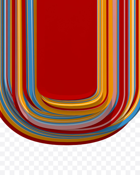 Letter T from Color Stripes Font on Yellow Images Creative Fonts - S18169