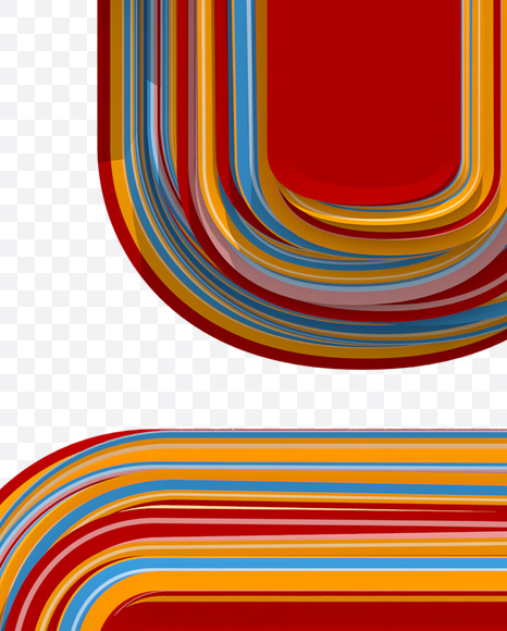 Punctuation marks from Color Stripes Font on Yellow Images Creative Fonts - S18193