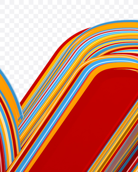 % from Color Stripes Font on Yellow Images Creative Fonts - S18192