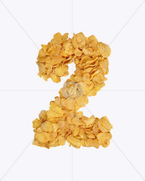 2 from Corn Flakes Font on Yellow Images Creative Fonts - S18222