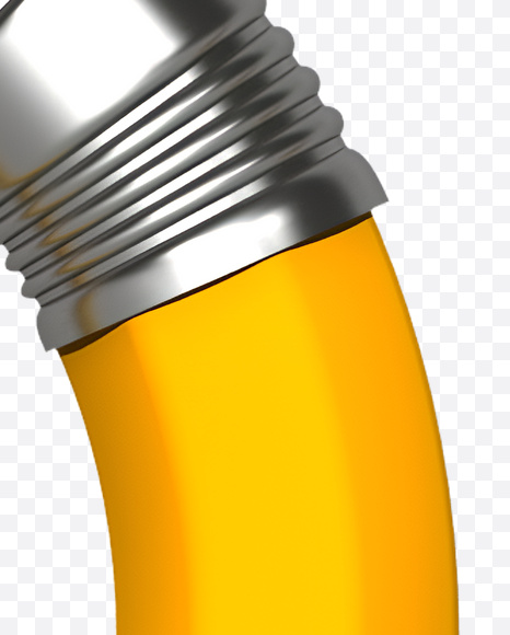 Letter O from Pencil Font on Yellow Images Creative Fonts - S19321