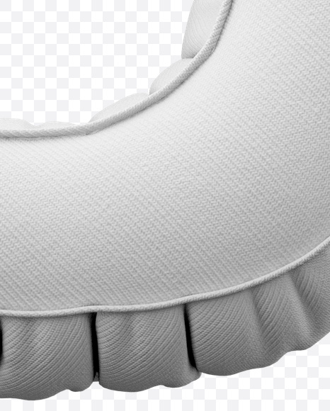 Letter U from Pillow Font. on Yellow Images Creative Fonts - S19368