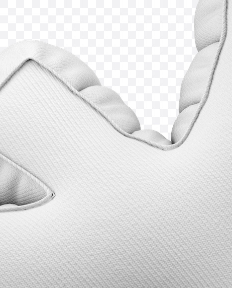 Letter Q from Pillow Font. on Yellow Images Creative Fonts - S19364