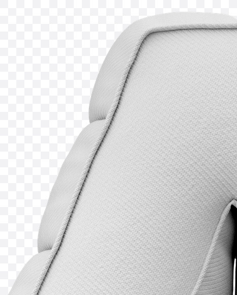 Letter A from Pillow Font. on Yellow Images Creative Fonts - S19348