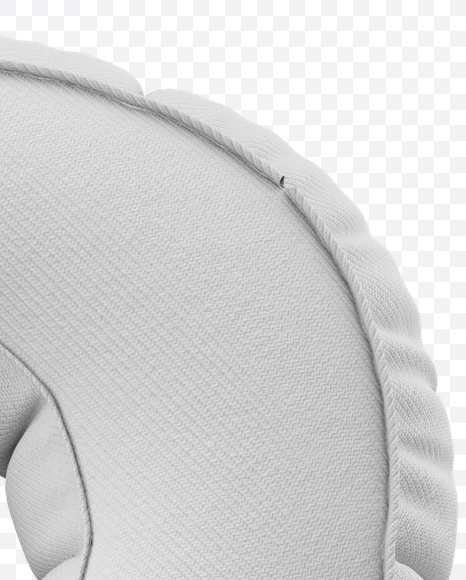 Letter P from Pillow Font. on Yellow Images Creative Fonts - S19363