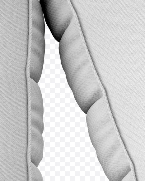 Letter M from Pillow Font. on Yellow Images Creative Fonts - S19360