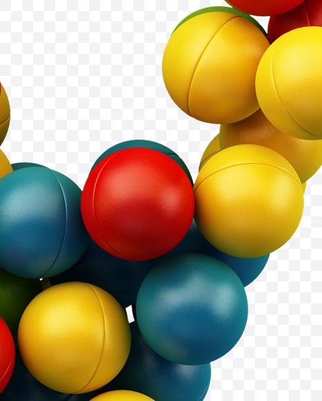 Letter V from Playroom Font on Yellow Images Creative Fonts - S19458