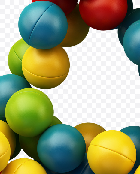 Letter A from Playroom Font on Yellow Images Creative Fonts - S19437