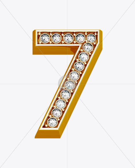 7 from Shine Font on Yellow Images Creative Fonts - S19650