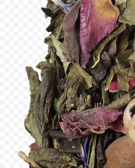 ( from Tea Flowers Font on Yellow Images Creative Fonts - S19749