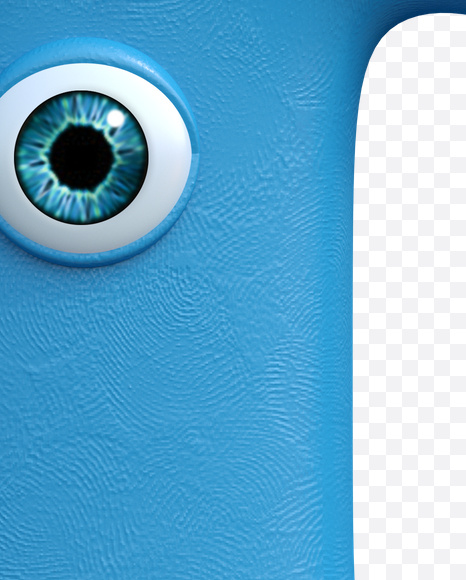 Letter D from Funny ABC Font on Yellow Images Creative Fonts - S19800