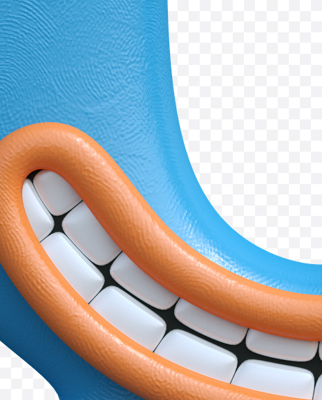 Letter Q from Funny ABC Font on Yellow Images Creative Fonts - S19813