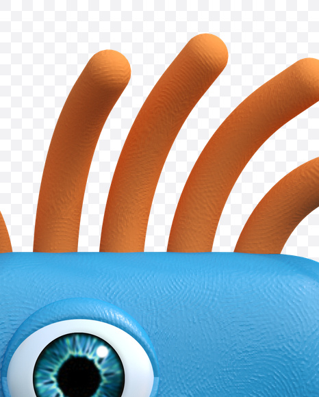 Letter X from Funny ABC Font on Yellow Images Creative Fonts - S19820