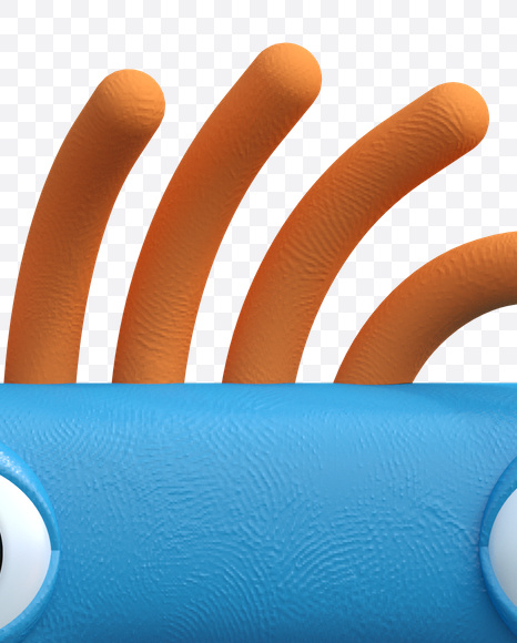 5 from Funny ABC Font on Yellow Images Creative Fonts - S19827