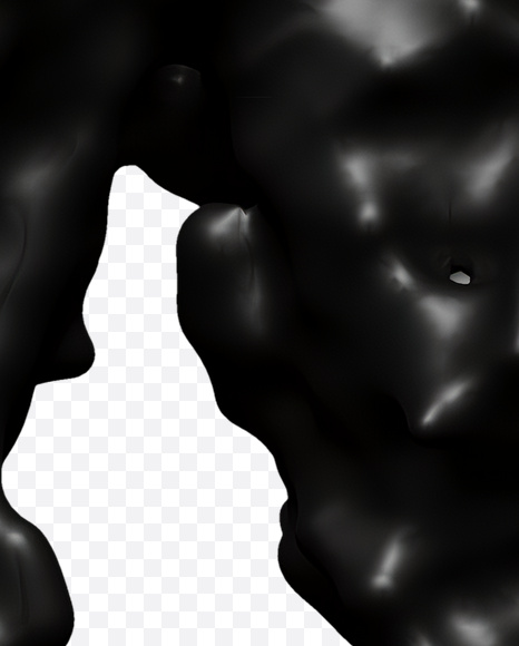 Letter W from Dark Font on Yellow Images Creative Fonts - S19862