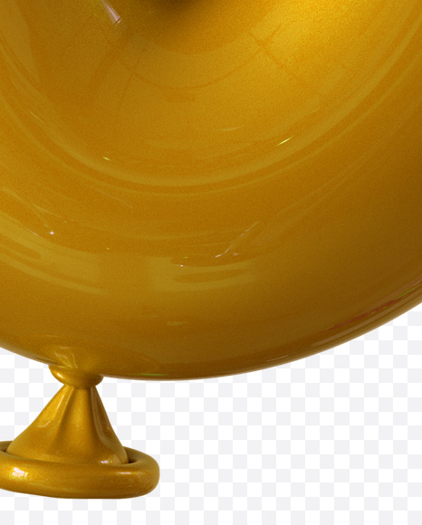 6 from Happy Balloon Font on Yellow Images Creative Fonts - S19954