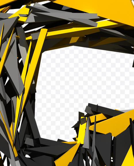 Letter F from Transformer Font on Yellow Images Creative Fonts - S20178