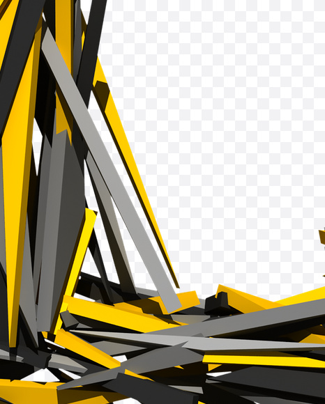 Letter L from Transformer Font on Yellow Images Creative Fonts - S20184