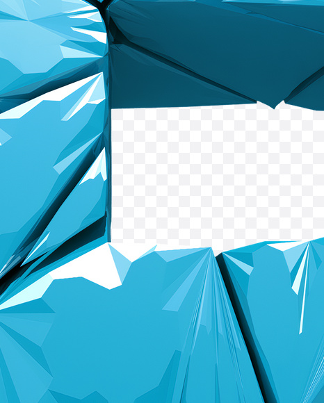 Letter R from Icecrack Font on Yellow Images Creative Fonts - S20405