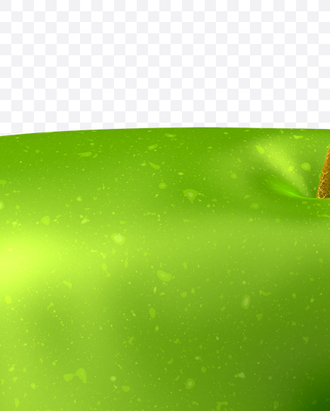 Letter B from Apple Green Font on Yellow Images Creative Fonts - S20477