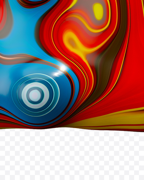 1 from Paint Melt Font on Yellow Images Creative Fonts - S20590