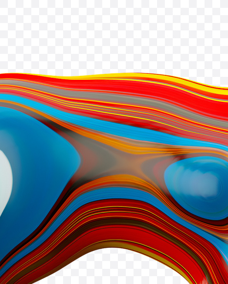 euro from Paint Melt Font on Yellow Images Creative Fonts - S20603