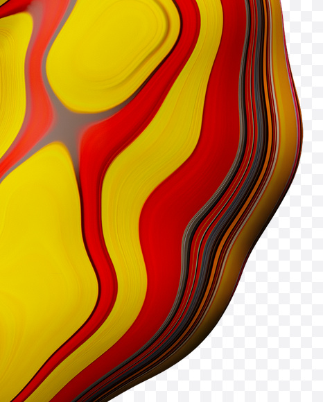 $ from Paint Melt Font on Yellow Images Creative Fonts - S20602