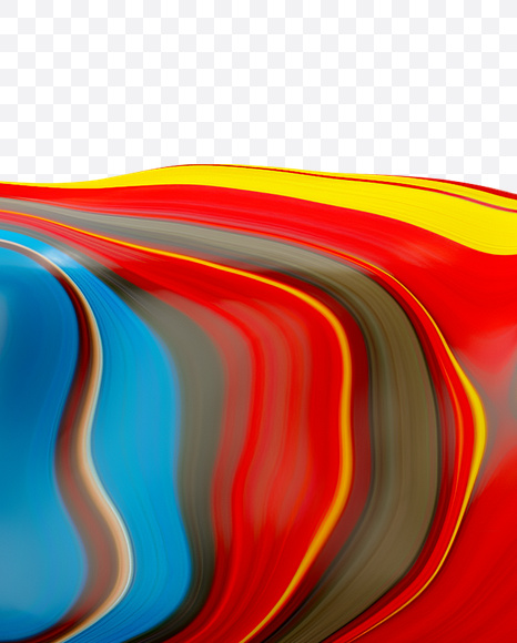 7 from Paint Melt Font on Yellow Images Creative Fonts - S20596